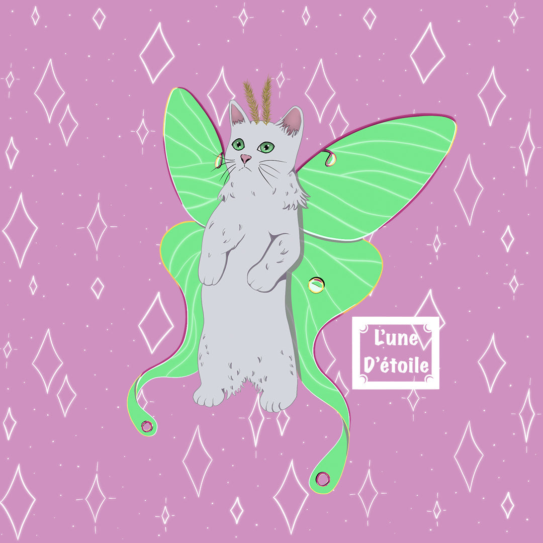 Munchkin Luna Moth Wallpaper
